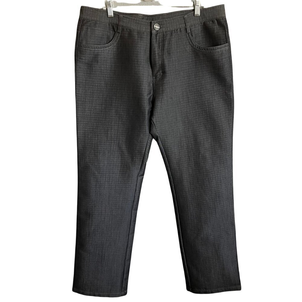 NWOT Vassari Handcrafted Charcoal Gray Jeans Size 38